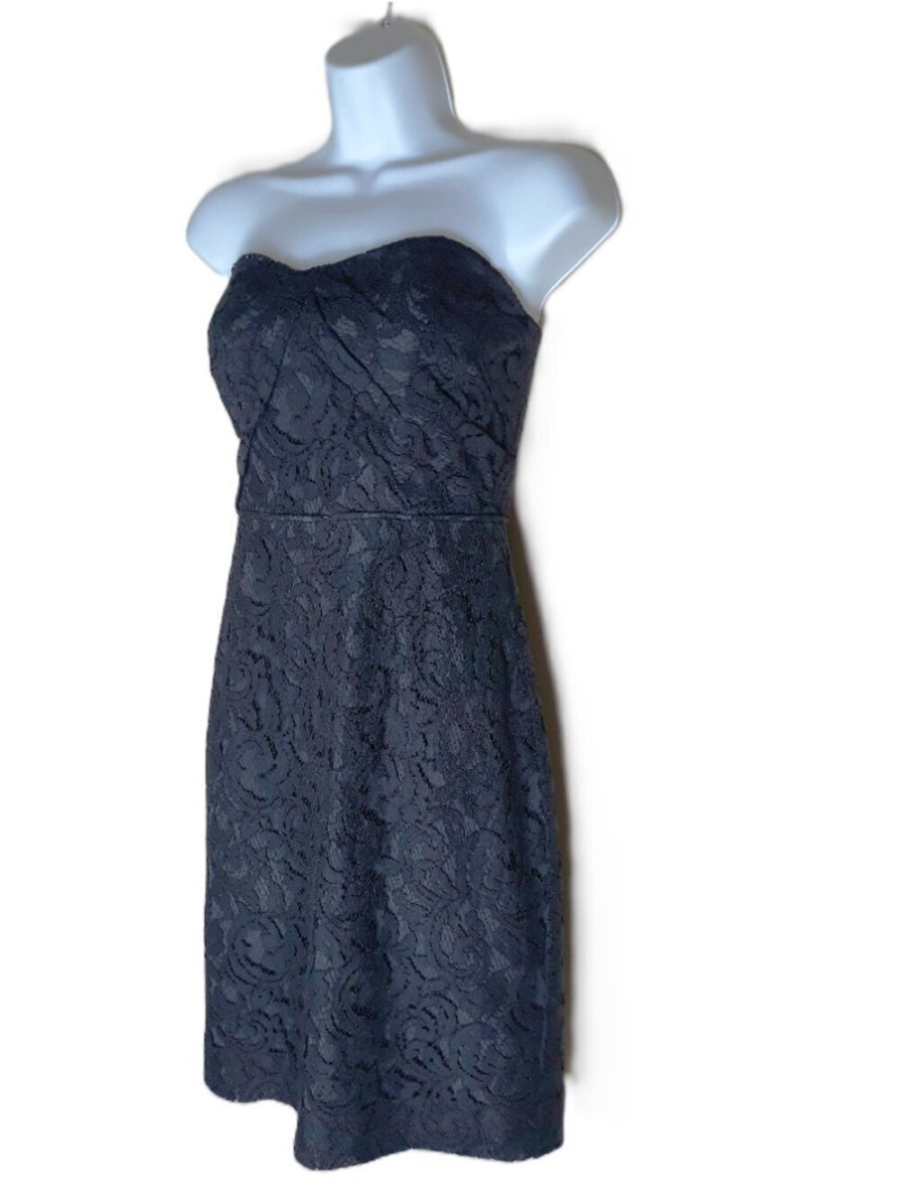 J. Crew Black Lace Mini Dress Wedding Party Date Night LBD Black Tie